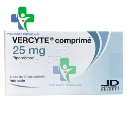 Vercyte 25mg - Thuốc điều trị đa hồng cầu của Pháp