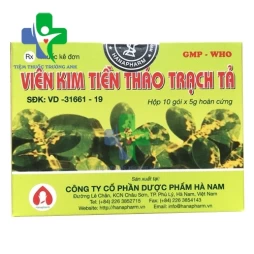 Viên kim tiền thảo trạch tả Hà Nam - Điều trị sỏi đường tiết niệu