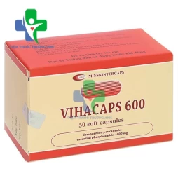 Vihacaps 600 - Giúp ngan ngừa và làm chậm gan nhiễm mỡ hiệu quả của Belarus