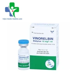 Vinorelbin Bidiphar 10mg/1ml - Điều trị ung thư phổi không phải tế bào nhỏ