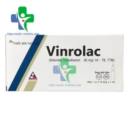 Vinrolac - Thuốc tiêm điều trị giảm đau, chống viêm, hạ sốt hiệu quả