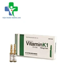 Vitamin K1 10mg/1ml Danapha - Điều trị xuất huyết do điều trị bằng thuốc chống đông