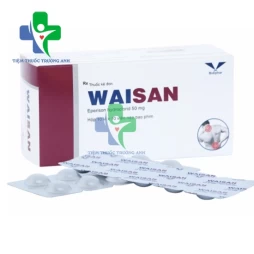 Waisan 50mg Bidiphar - Cải thiện triệu chứng tăng trương lực cơ