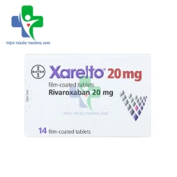 Xarelto 20mg Bayer - Thuốc phòng ngừa thuyên tắc phổi tái phát