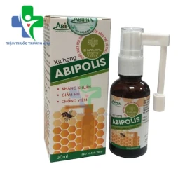 Xịt họng Abipolis Abipha - Giảm ngứa họng, rát họng, đau họng