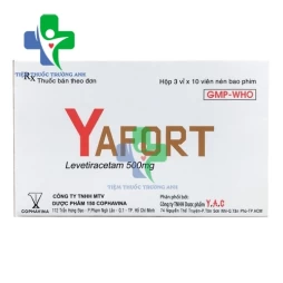 Yafort 500mg Armephaco - Điều trị bệnh động kinh hiệu quả