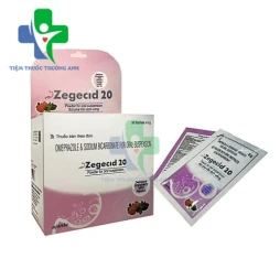 Zegecid 20 (gói) - Thuốc điều trị loét dạ dày, tá tràng