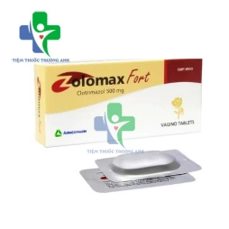 Zolomax Fort Agimexpharm - Viên đặt bệnh nấm Candida, nấm ở âm hộ