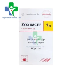 Zoximcef 1g Pymepharco - Thuốc điều trị nhiễm khuẩn