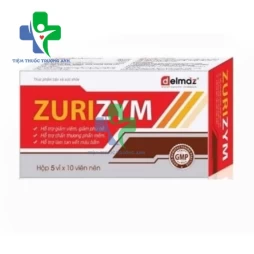 Zurizym Dolexphar - Viên uống hỗ trợ giảm viêm, giảm phù nề