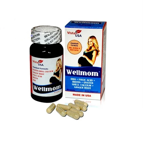 Wellmom - Thuốc bổ sung đầy dưỡng chất cho mẹ bầu