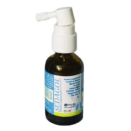 Xịt Họng Giảm Ho, Sạch Họng Sedagol Oral Spray Pro-Bio 30Ml