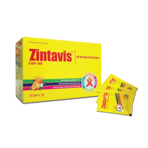 Zintavis - Thực phẩm hỗ trợ  bổ sung kẽm và Vitamin C