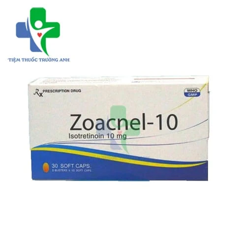 Zoacnel-10 - Thuốc điều trị mụn trứng cá nặng