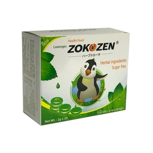 ZOKOZEN - Viên ngậm giảm ho, đau họng, viêm phế quản hiệu quả